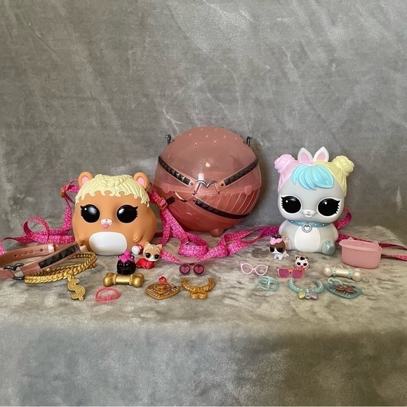 LOL Surprise Biggie Coin Bank Backpacks & Accessories Hop Hop Bunny & Hammy - Picture 2 of 8